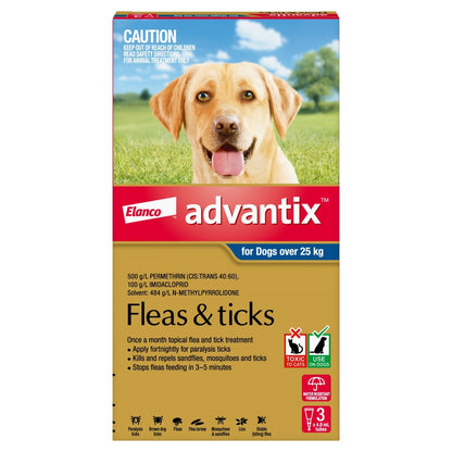 Advantix Dog over 25Kg 3'S