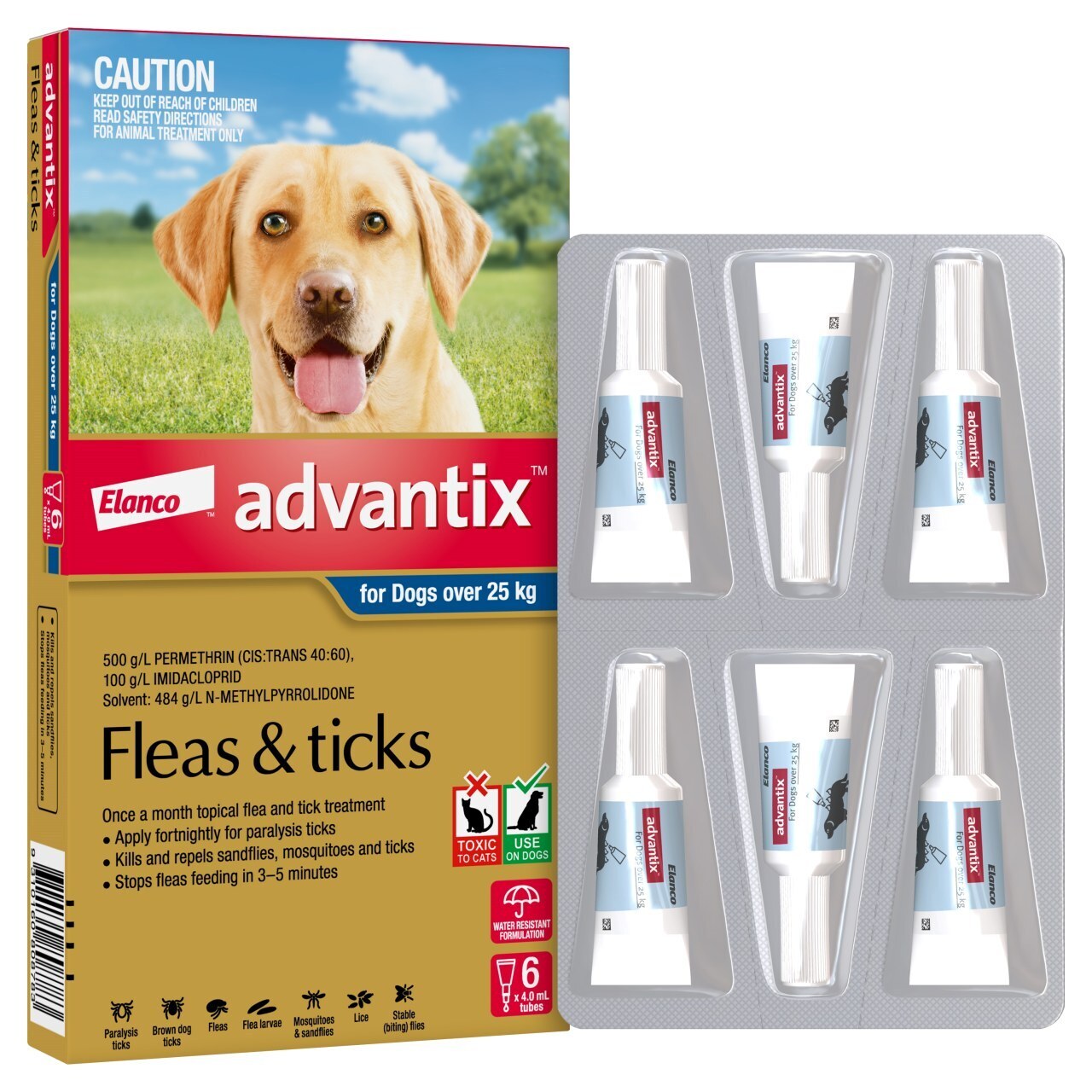 Advantix Dog over 25Kg 6's