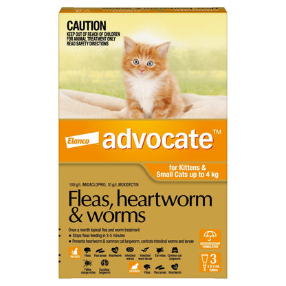 Advocate Cat under 4kg 3'S
