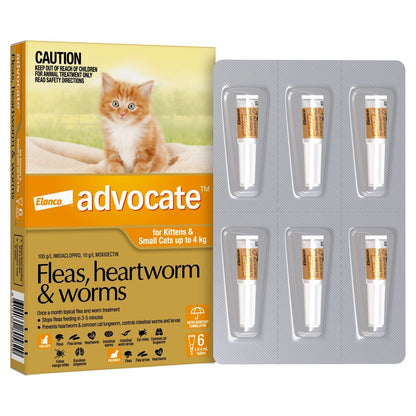 Advocate Cat under 4kg 6's