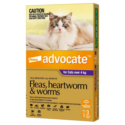Advocate Cat Over to 4kg 3'S