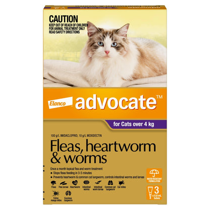 Advocate Cat Over to 4kg 3'S