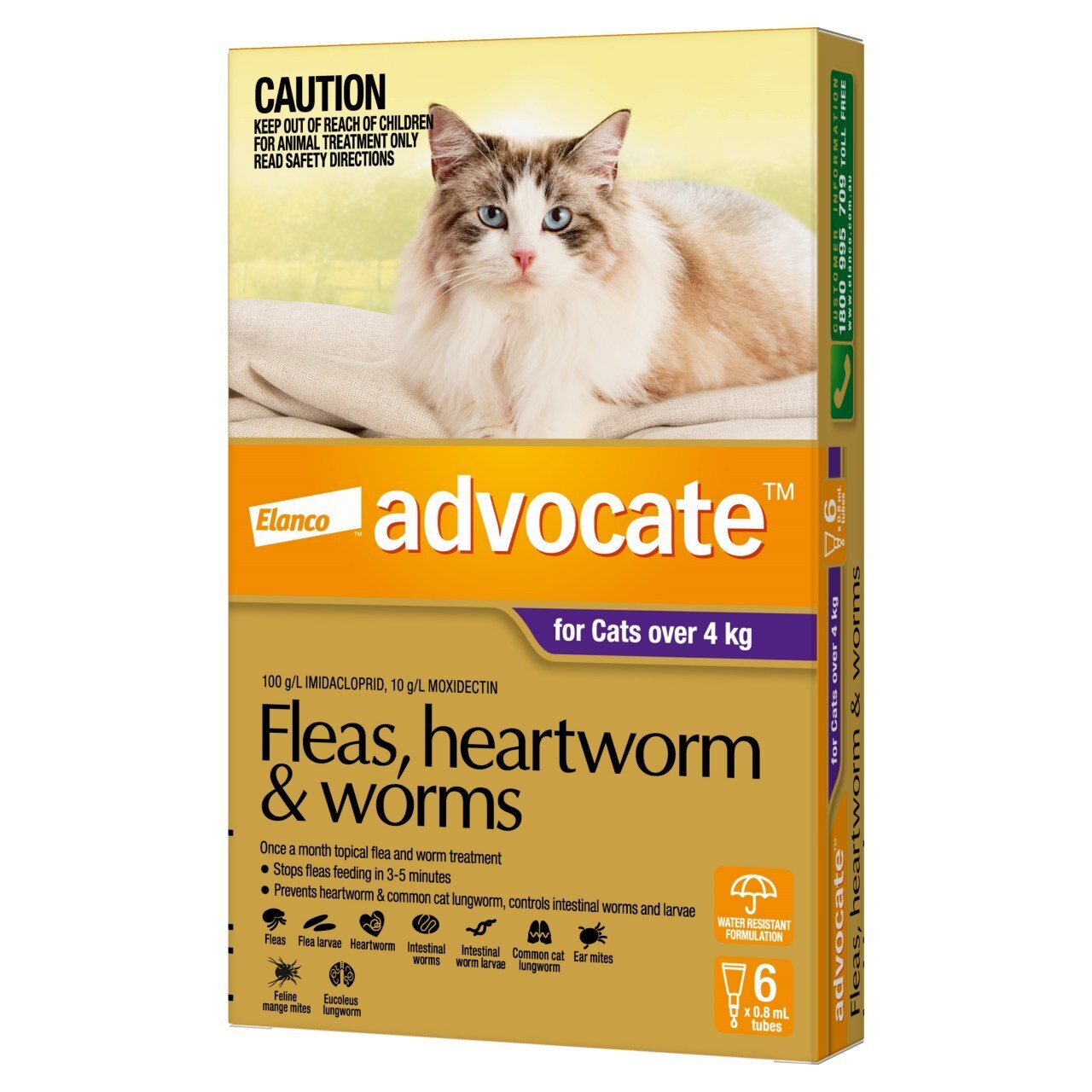 Advocate Cat over to 4kg 6's