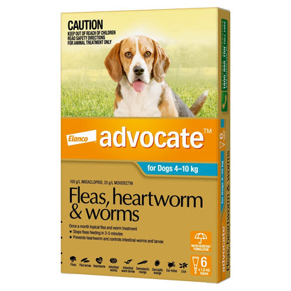Advocate Dog 4-10kg 6's