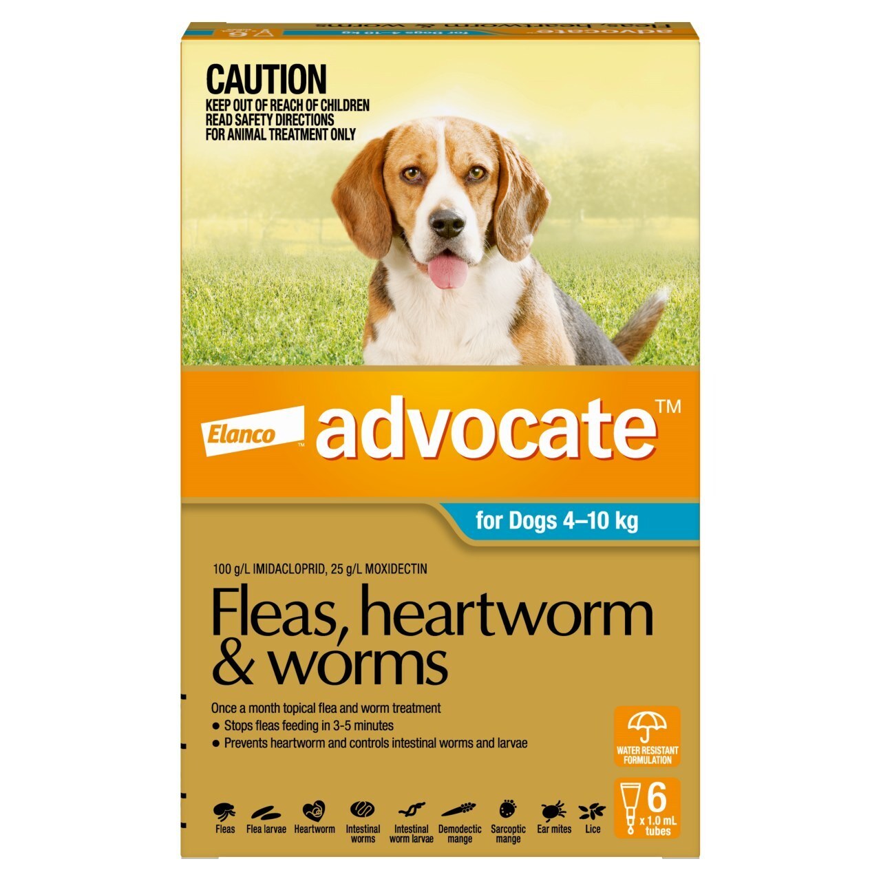 Advocate Dog 4-10kg 6's