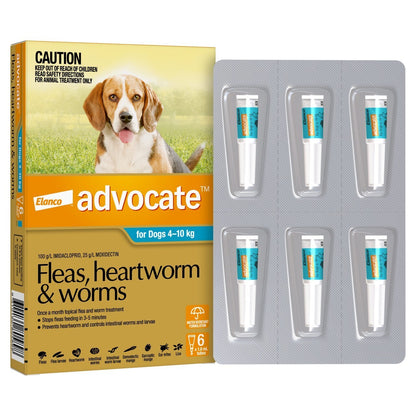 Advocate Dog 4-10kg 6's