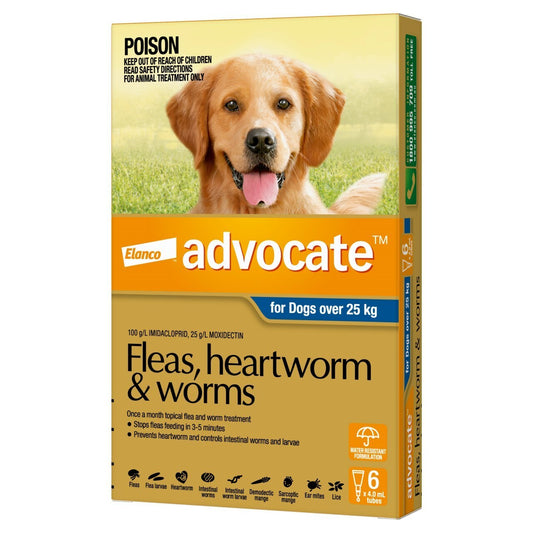 Advocate Dog over 25Kg 6's