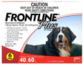 Frontline Plus Flea & Tick Protection for Dogs 40-60kg - 3 Pack