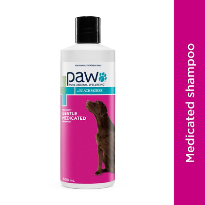 PAW by Blackmores MediDerm Gentle Medicated Shampoo for Dogs 500 mL