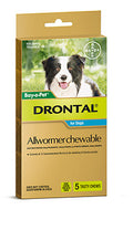 Drontal Chews 10Kg 5'S