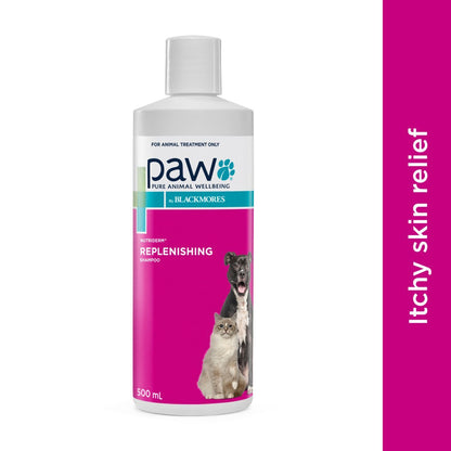 PAW NutriDerm Replenishing Shampoo for Dogs & Horses 500ml