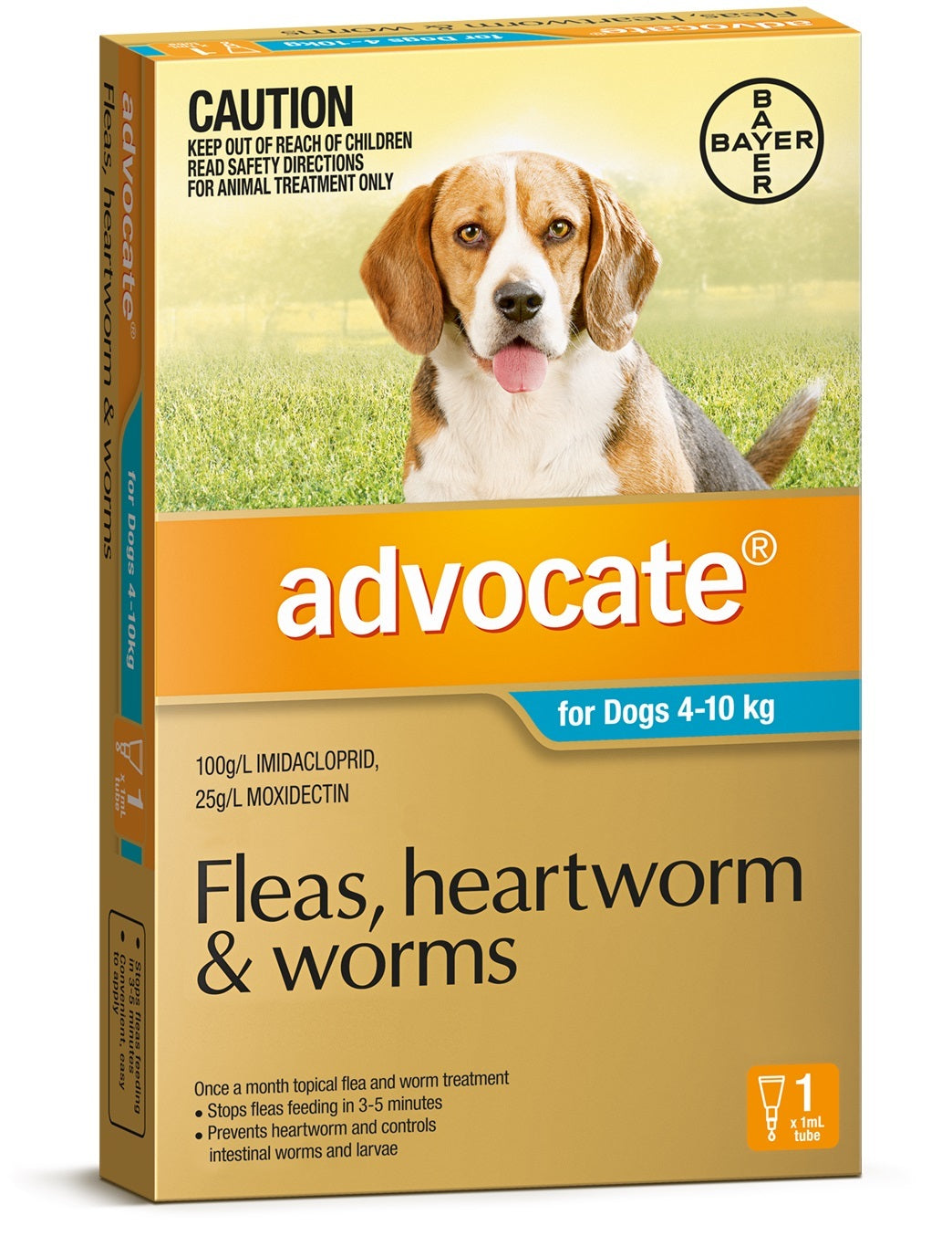 Advocate Dog 4-10kg Single