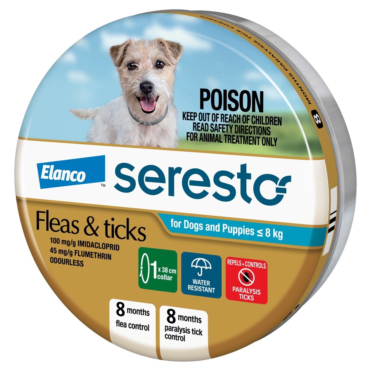 Seresto Coll Flea Tick Pup <8K