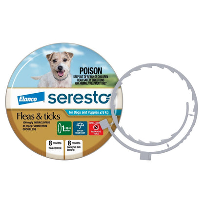 Seresto Coll Flea Tick Pup <8K