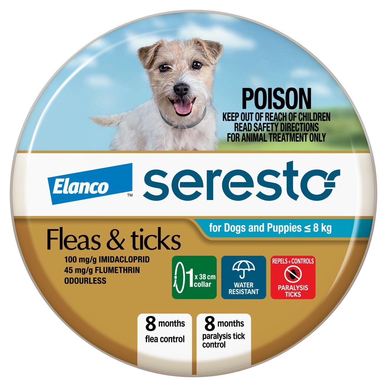 Seresto Coll Flea Tick Pup <8K