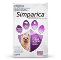 Simparica 2.6-5Kg 10Mg 3 Pk Puppy & Small Dog Purple