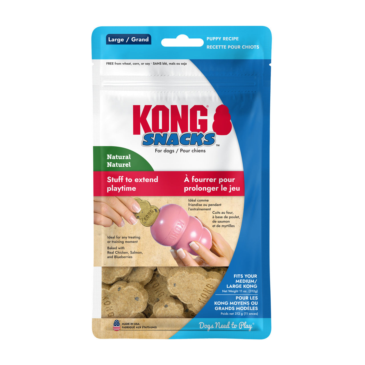 1 x KONG Stuff'N Puppy Snacks Small 200G