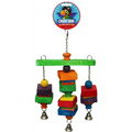 Cheeky Bird Hanging Tri-Bell Medium