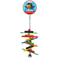 Cheeky Bird Spiral Sticks With Bell Small
