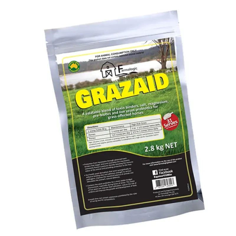 Farmalogic GrazAID Toxin Binder for Horses 2.8kg