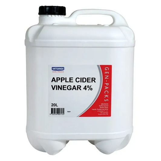 Vetsense Gen Pack Apple Cider Vinegar 4 Percent 20L