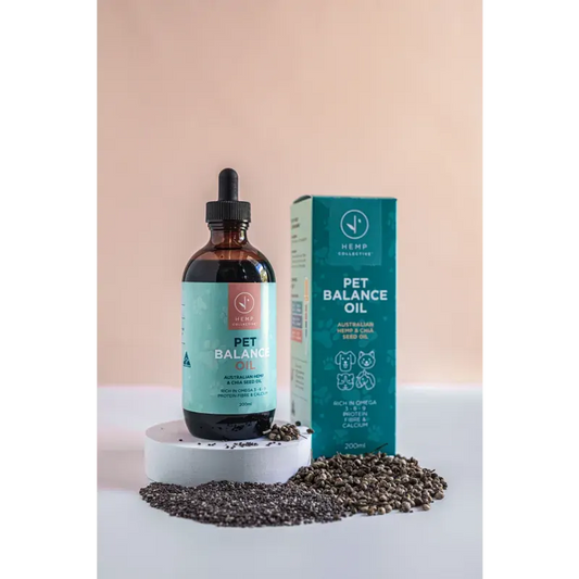 Hemp Collective Pet Balance Oil - Hemp Chia Seed Oil 200Ml