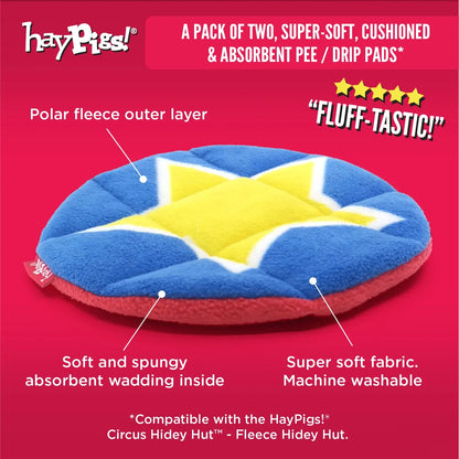 Haypigs Circus Pee Pads 2 Pack