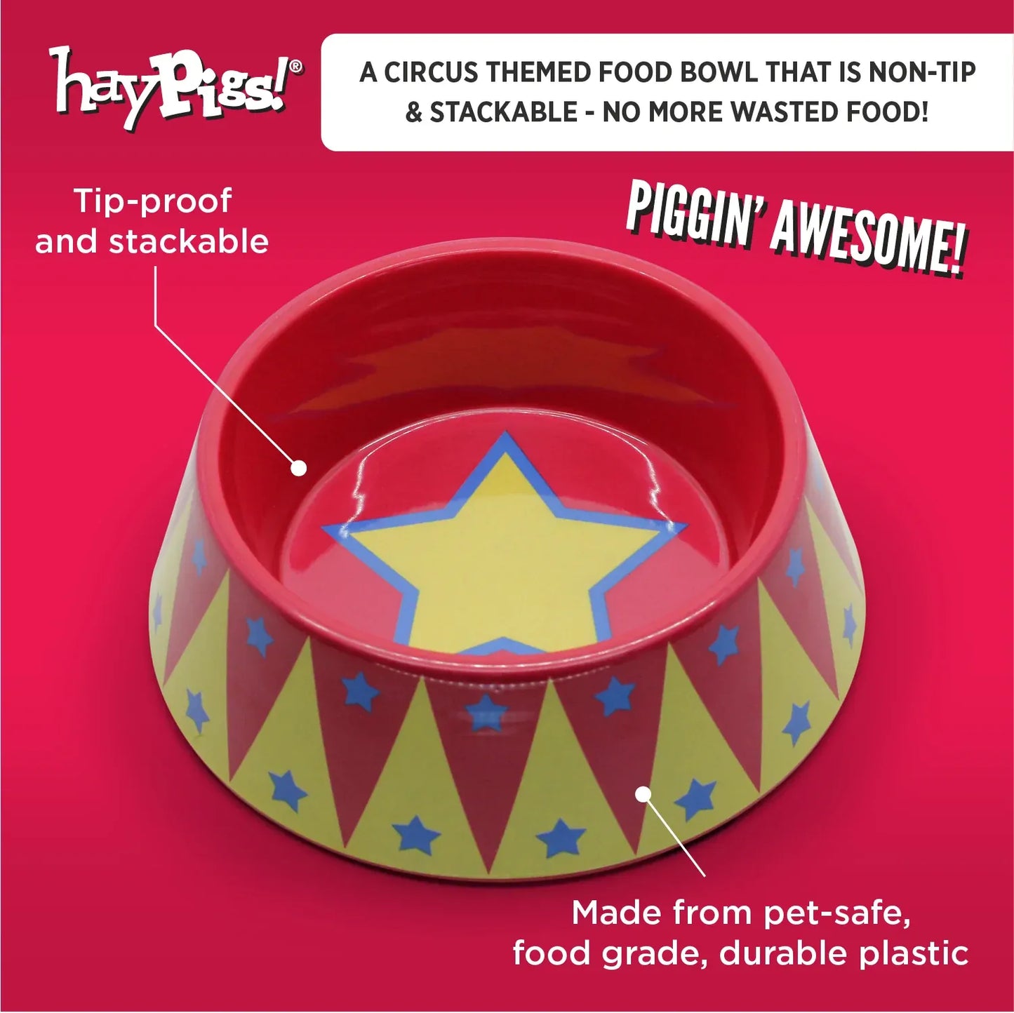 Haypigs Food Craving Tamer Bowl