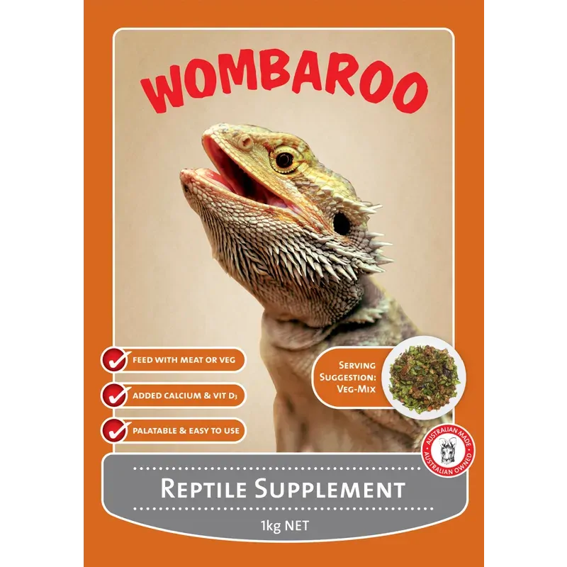 Wombaroo Reptile Supplement 1Kg