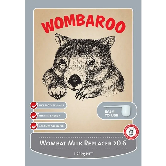 Wombaroo Wombat Milk Replacer +0.6 1.25kg