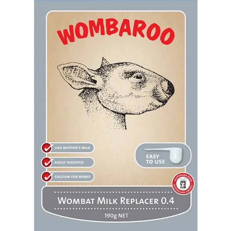 Wombaroo Wombat Milk Replacer 0.4 190g