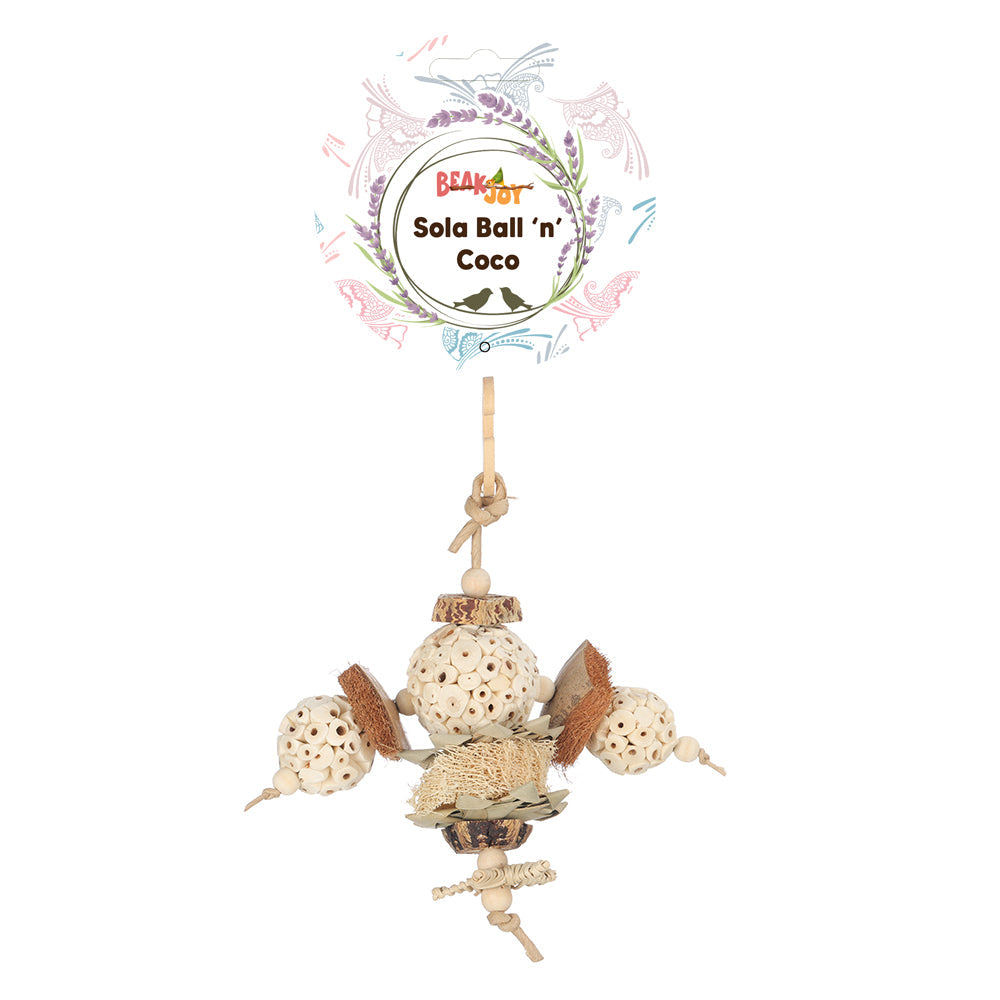 Beak Joy Coco & Sola Foraging Ball