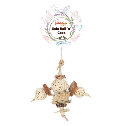 Beak Joy Coco & Sola Foraging Ball