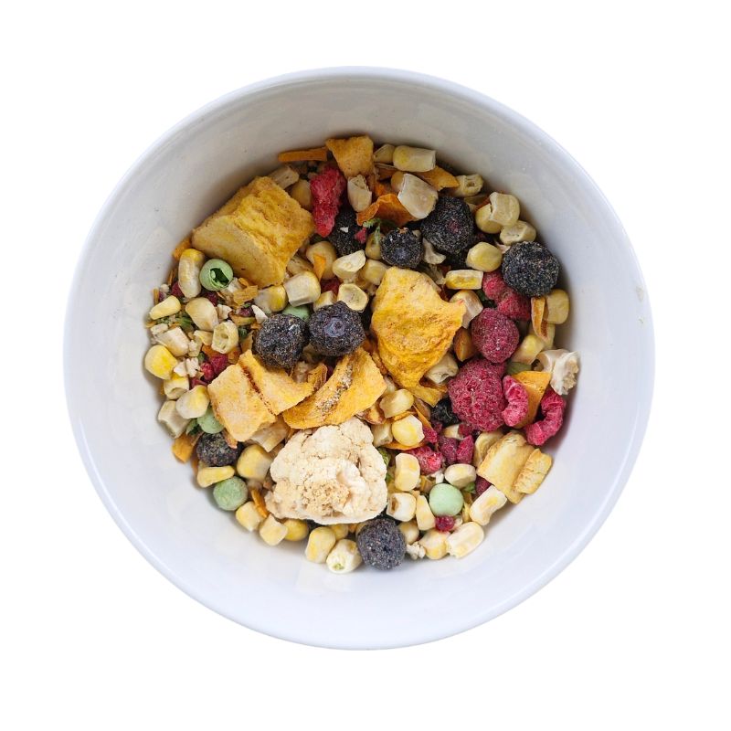 Beak Joy Freeze-Dried Seasonal Vegetables & Fruits for Birds 30g