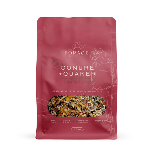 Forage Gourmet Conure & Quaker 500G