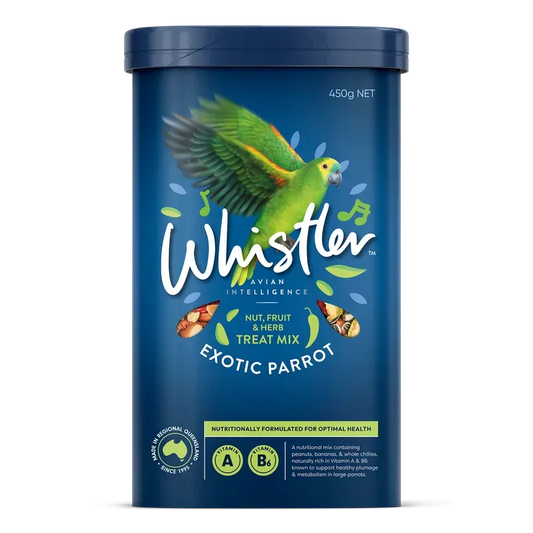 Whistler Exotic Large Parrot Treat Mix 450G 8Pk(Om8)