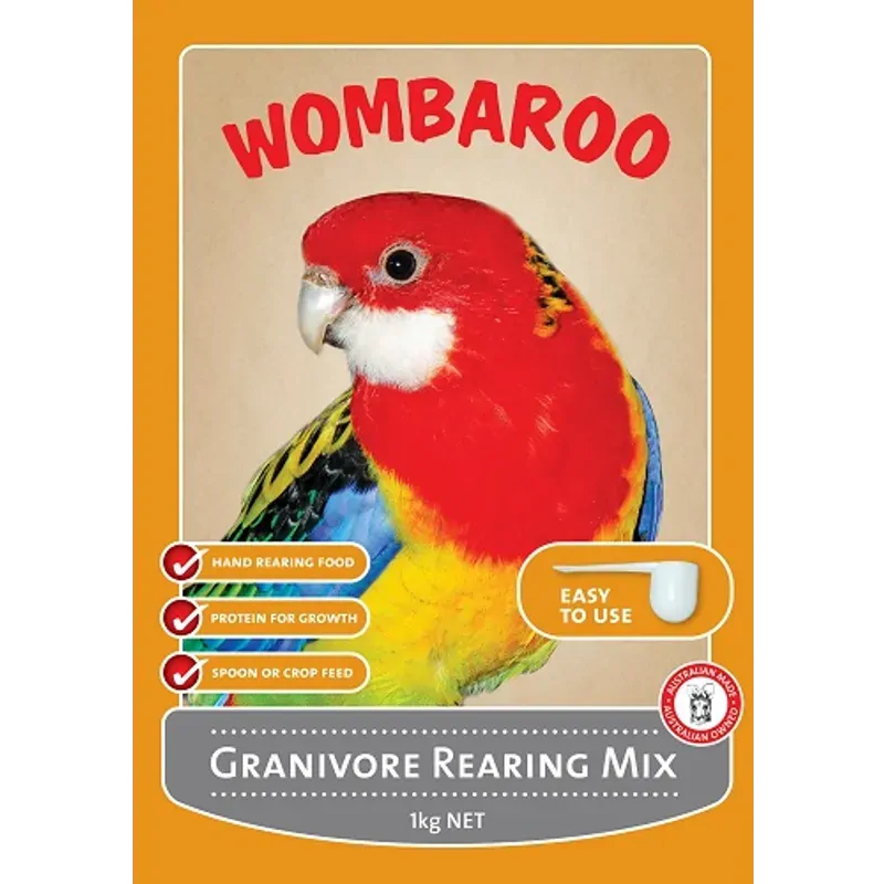 Wombaroo Granivore Rearing Mix 1Kg