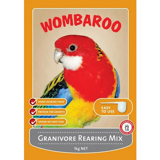 Wombaroo Granivore Rearing Mix 1Kg
