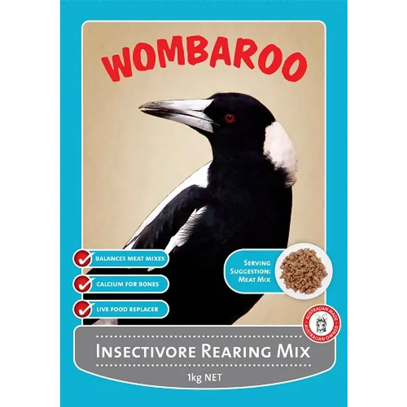 Wombaroo Insectivore Rearing Mix 1Kg