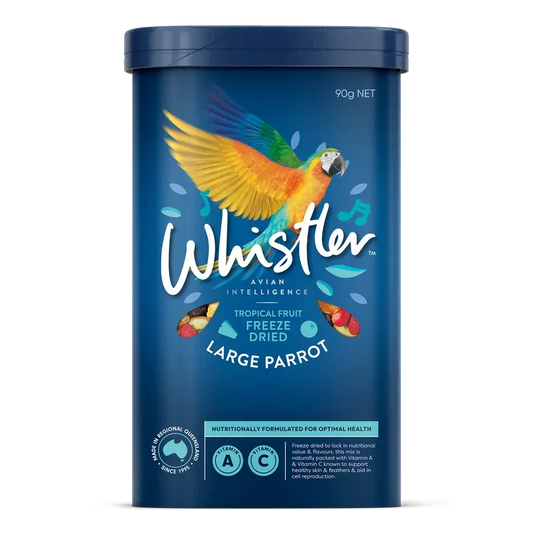 Whistler Large Parrot Freeze Dried Medley 90G 8Pk(Om8)