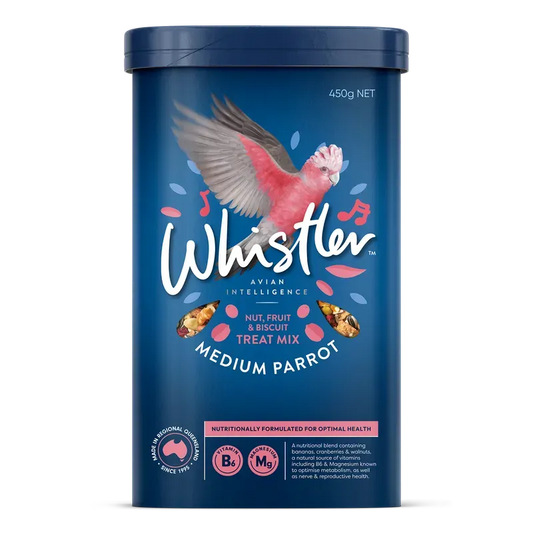 Whistler Medium Parrot Treat Mix 450G 8Pk(Om8)