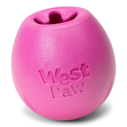 West Paw Rumbl Dog Toy - Large - Hot Pink