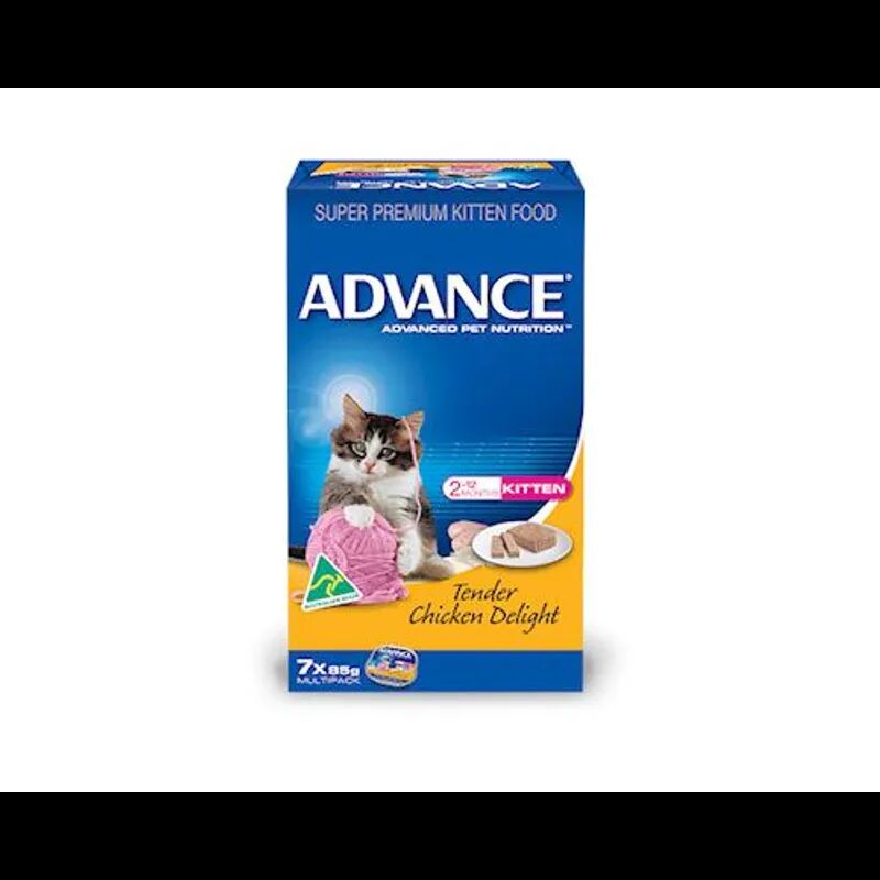Advance Kitten Wet Tender Chicken Delight 85G 7Pack