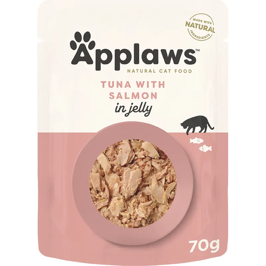 Applaws Cat Jelly Pouch - Tuna & Salmon 70G 16Pk(Om16)