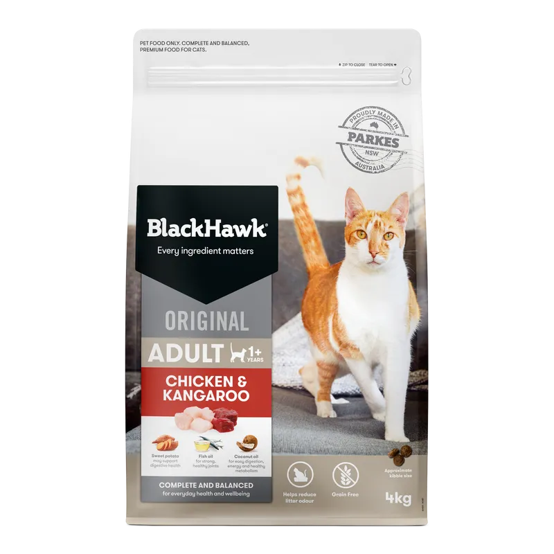 Black Hawk Cat Chicken Kangaroo 4Kg