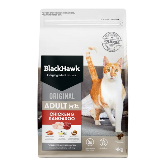 Black Hawk Cat Chicken Kangaroo 4Kg