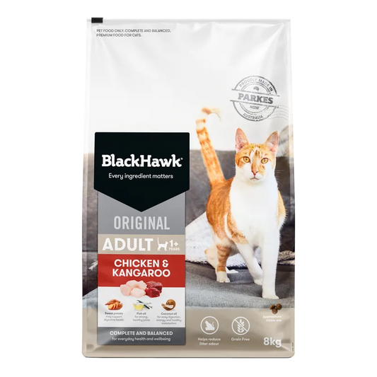 Black Hawk Cat Chicken Kangaroo 8Kg