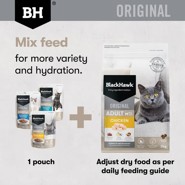 Black Hawk Cat Variety Pack In Gravy 85Gx12