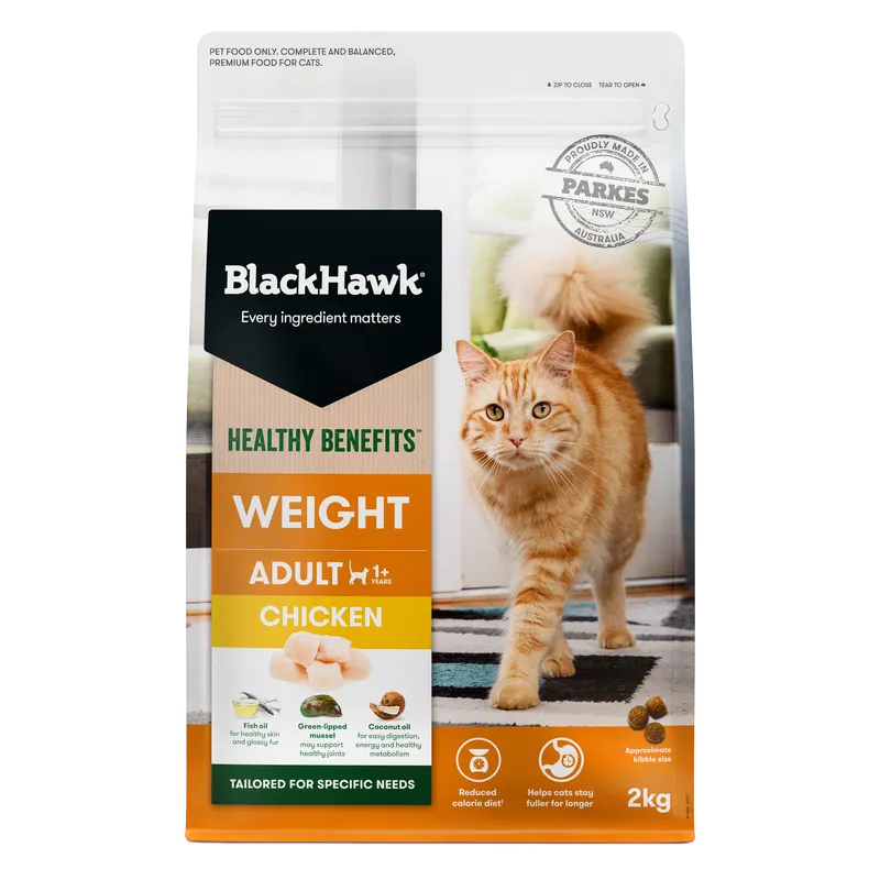 Black Hawk Cat Healthy Benefits W/Management Chkn 2Kg