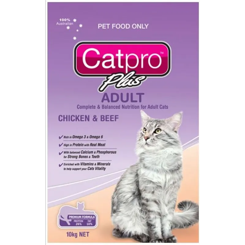 Cat Pro Plus Chicken & Beef 10Kg